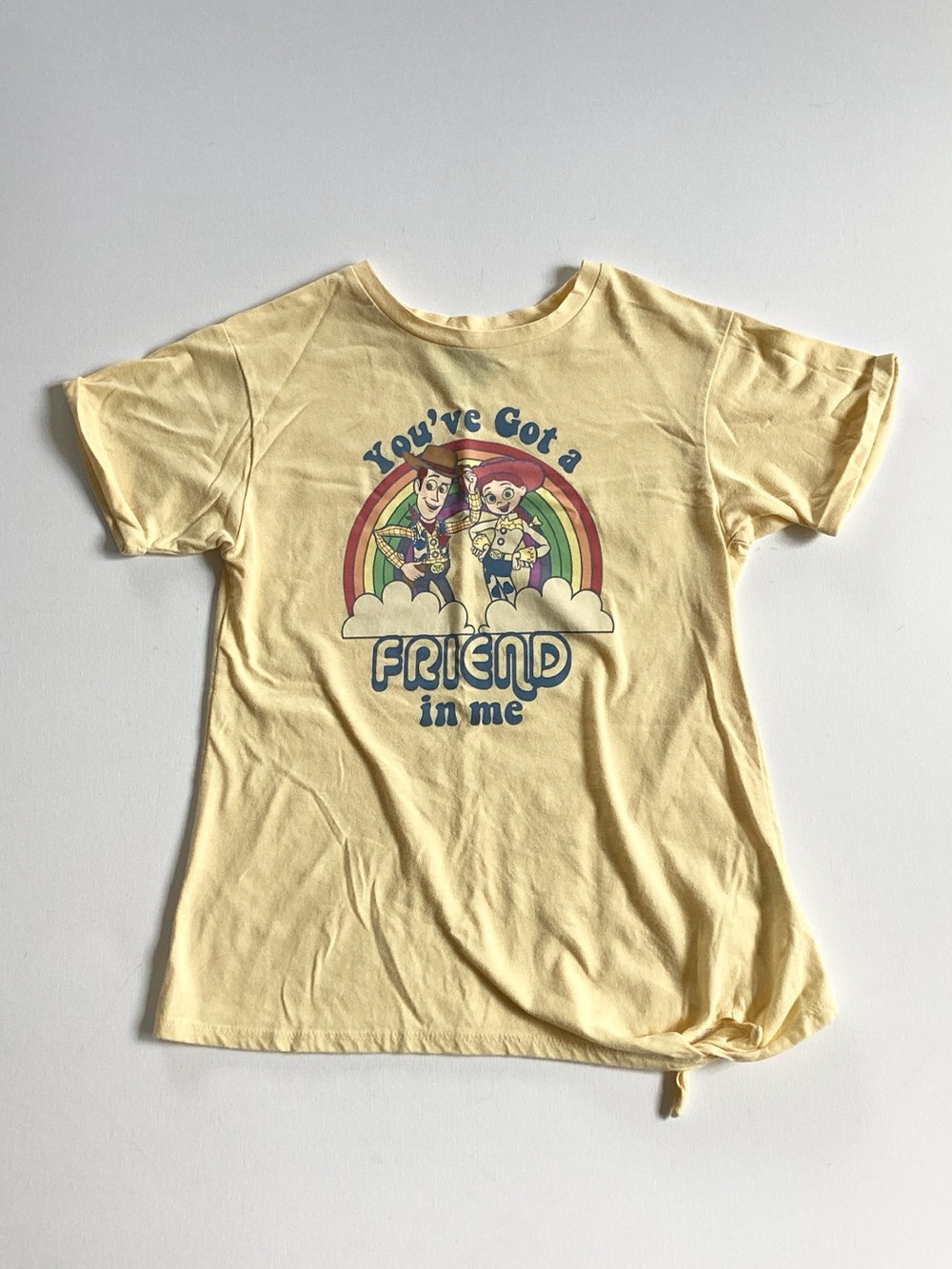 Toy Story Yellow Tie Hem T-shirt